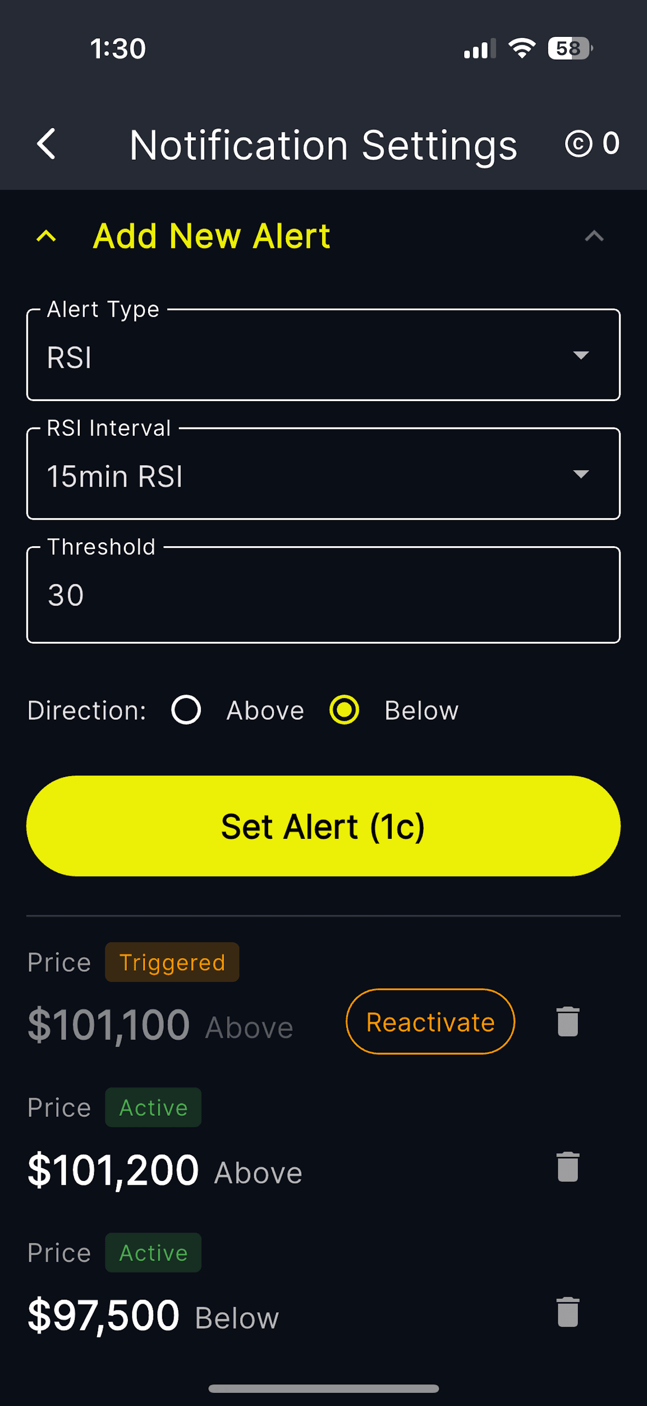 Bitnow screenshot 2